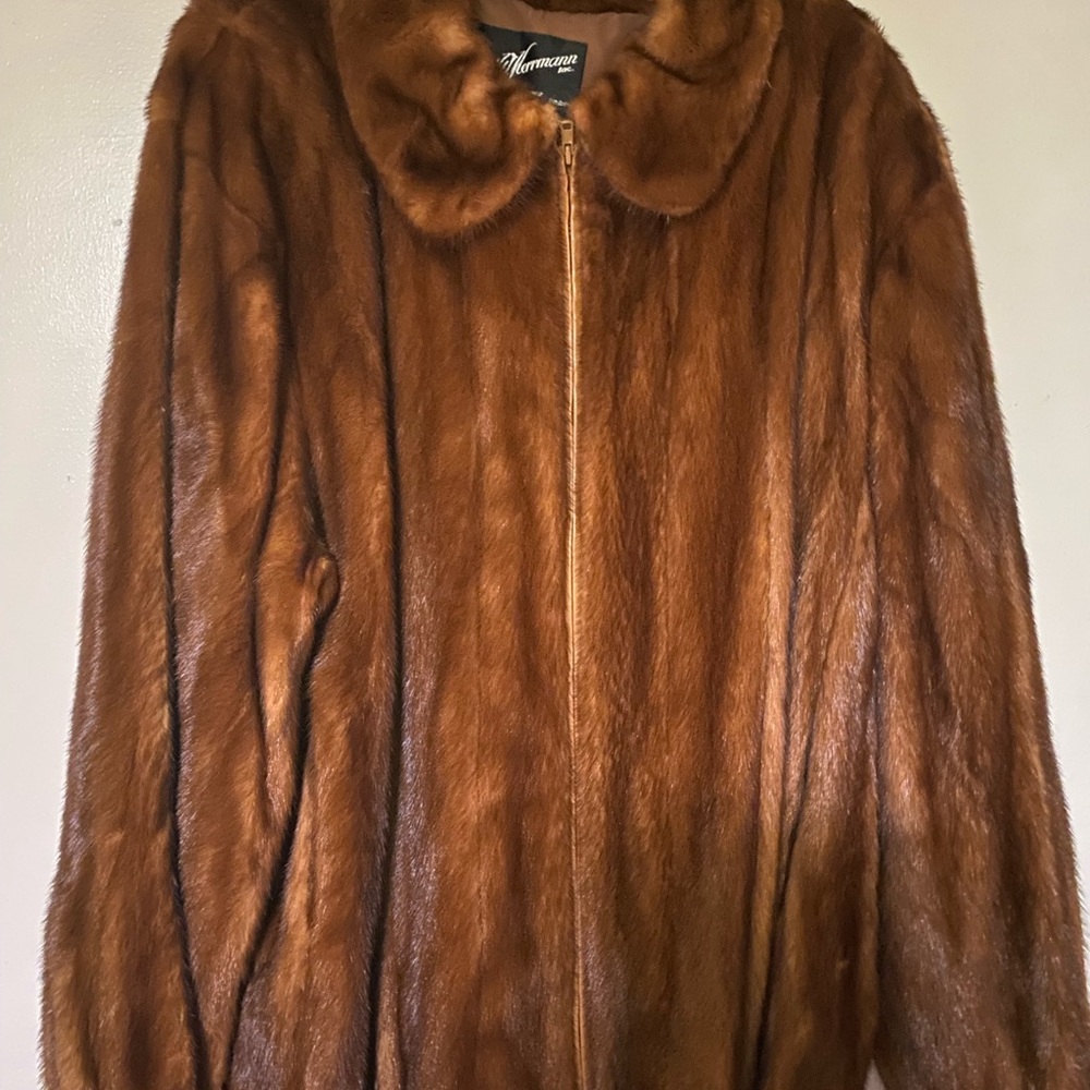 Men's Brown Fur Jacket